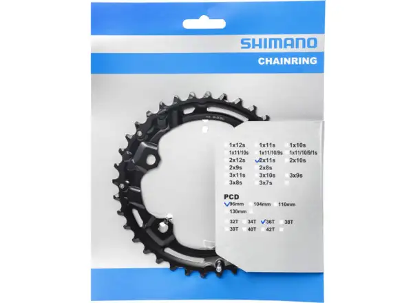 Shimano Deore FC-M5100-2/M5100-B2 Kettenblatt 36 Zähne