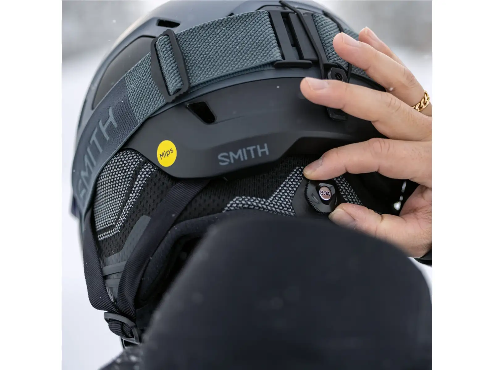 Smith Nexus MIPS Skihelm Matte Slate / Black