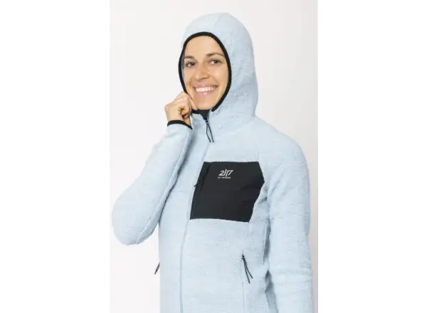 2117 of Sweden Skord Damen Kapuzenpullover Ice blau