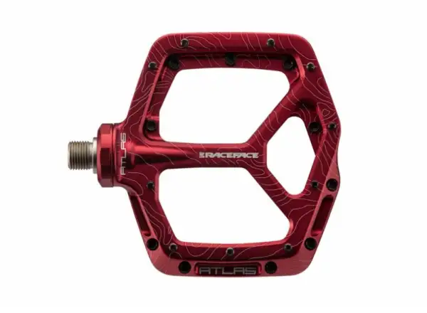 Race Face Atlas 22 Pedale Rot