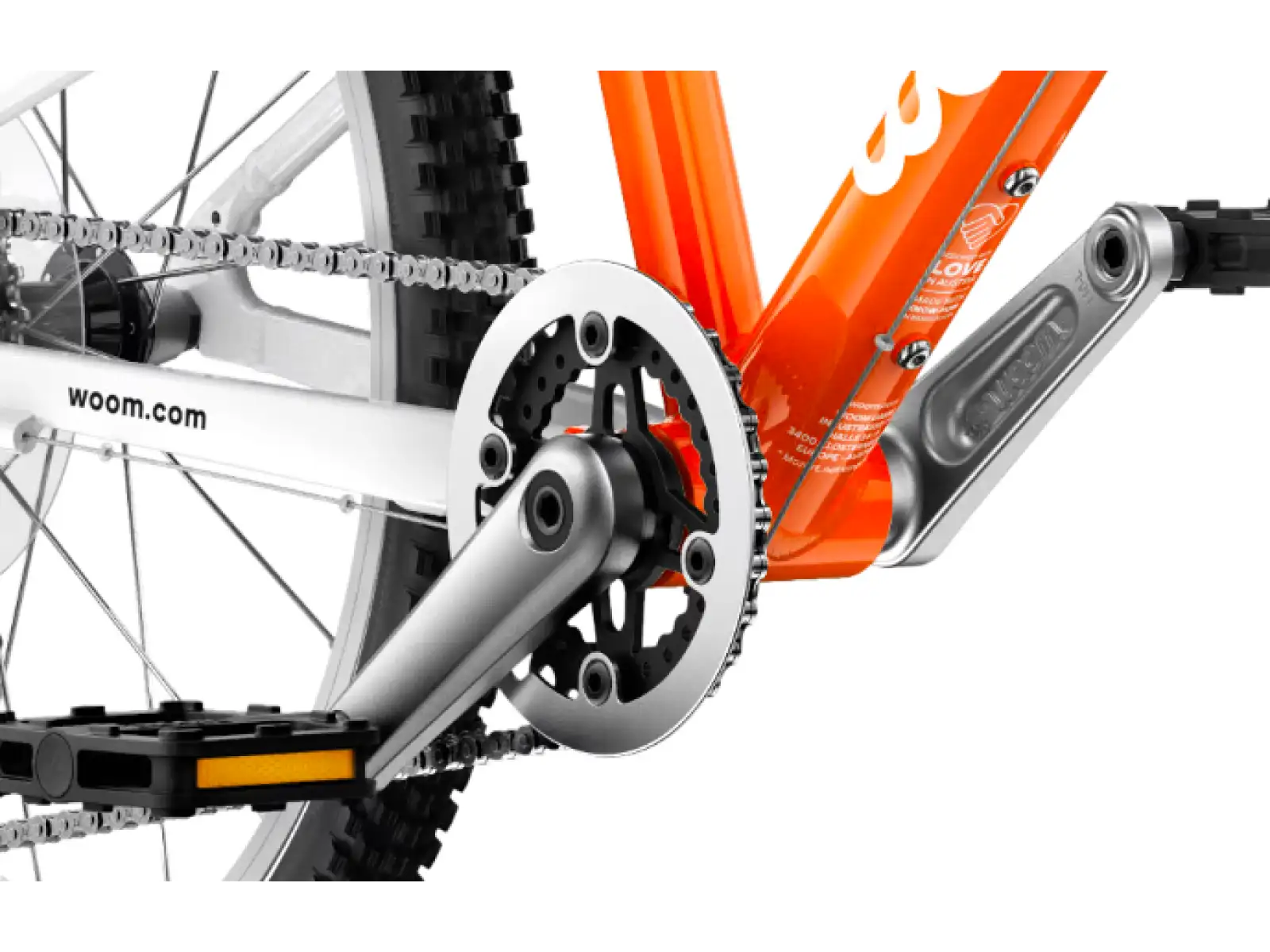 Woom 4 Flammenorange 20 Kinderfahrrad