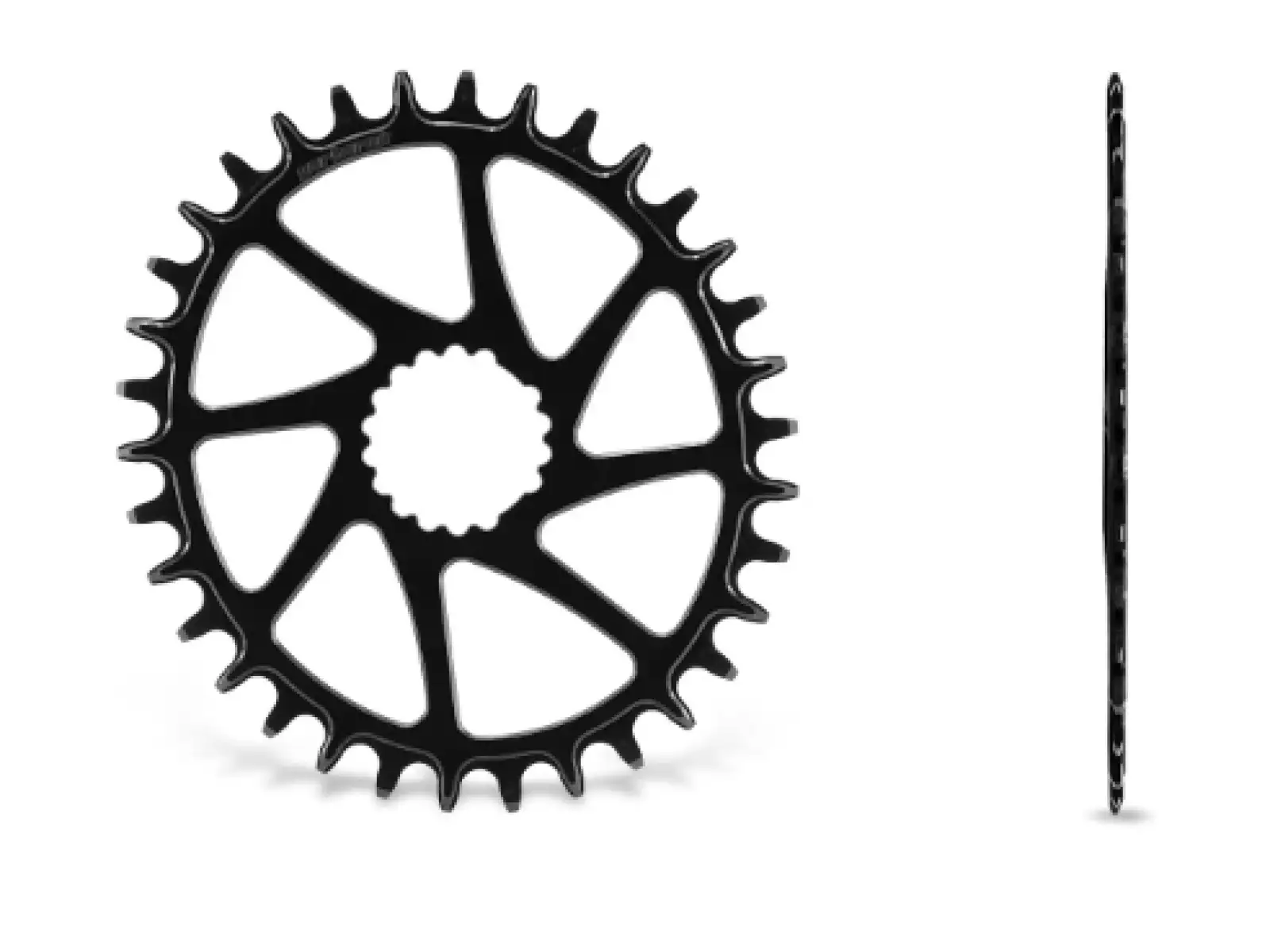 Garbaruk Oval MTB Kettenblatt Cannondale Ai Orange 32Z.
