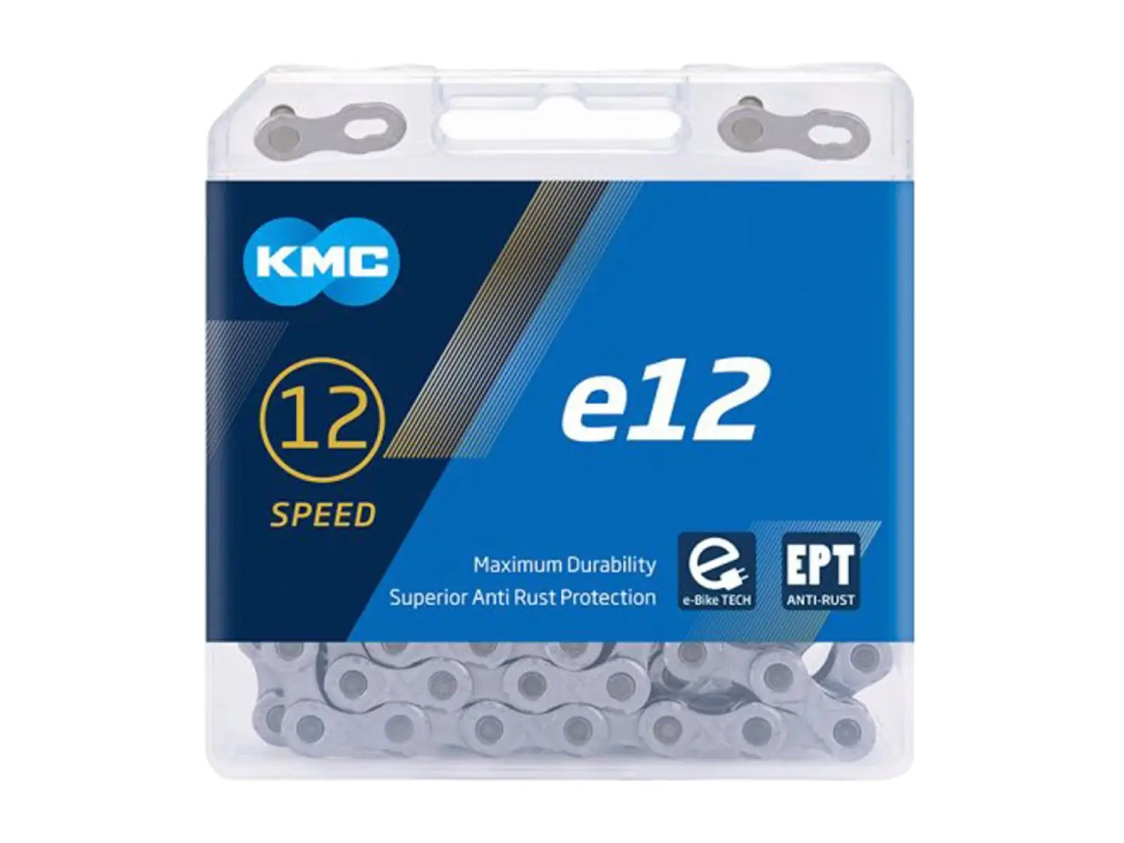 KMC E12 EPT Kette silber 130 Glieder