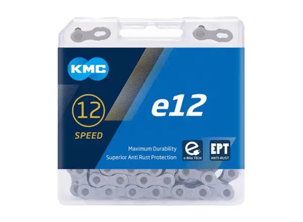 KMC E12 EPT Kette silber 130 Glieder