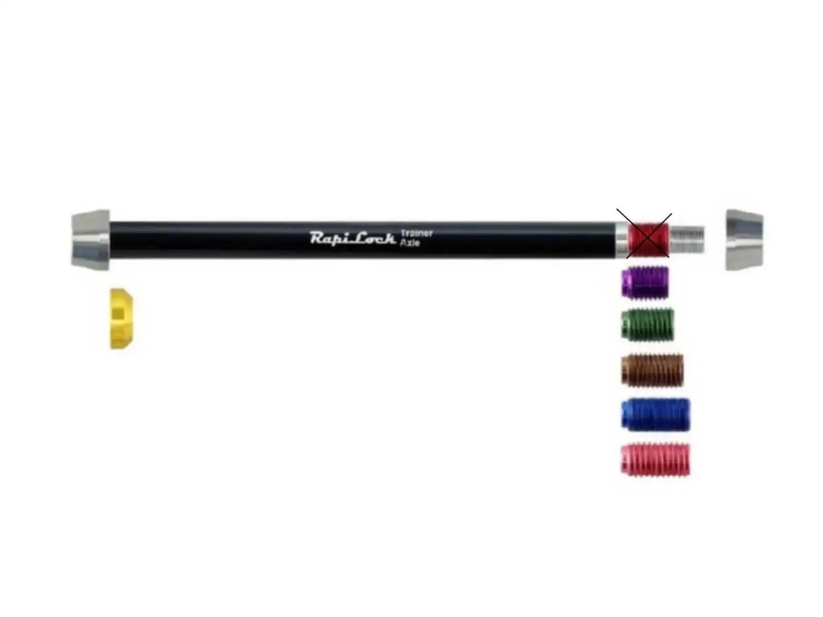 Rapilock Adapter-Set für Trainer 12x142 mm ohne rotes Gewinde P1.0x13 mm