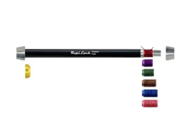 Rapilock Adapter-Set für Trainer 12x142 mm ohne rotes Gewinde P1.0x13 mm