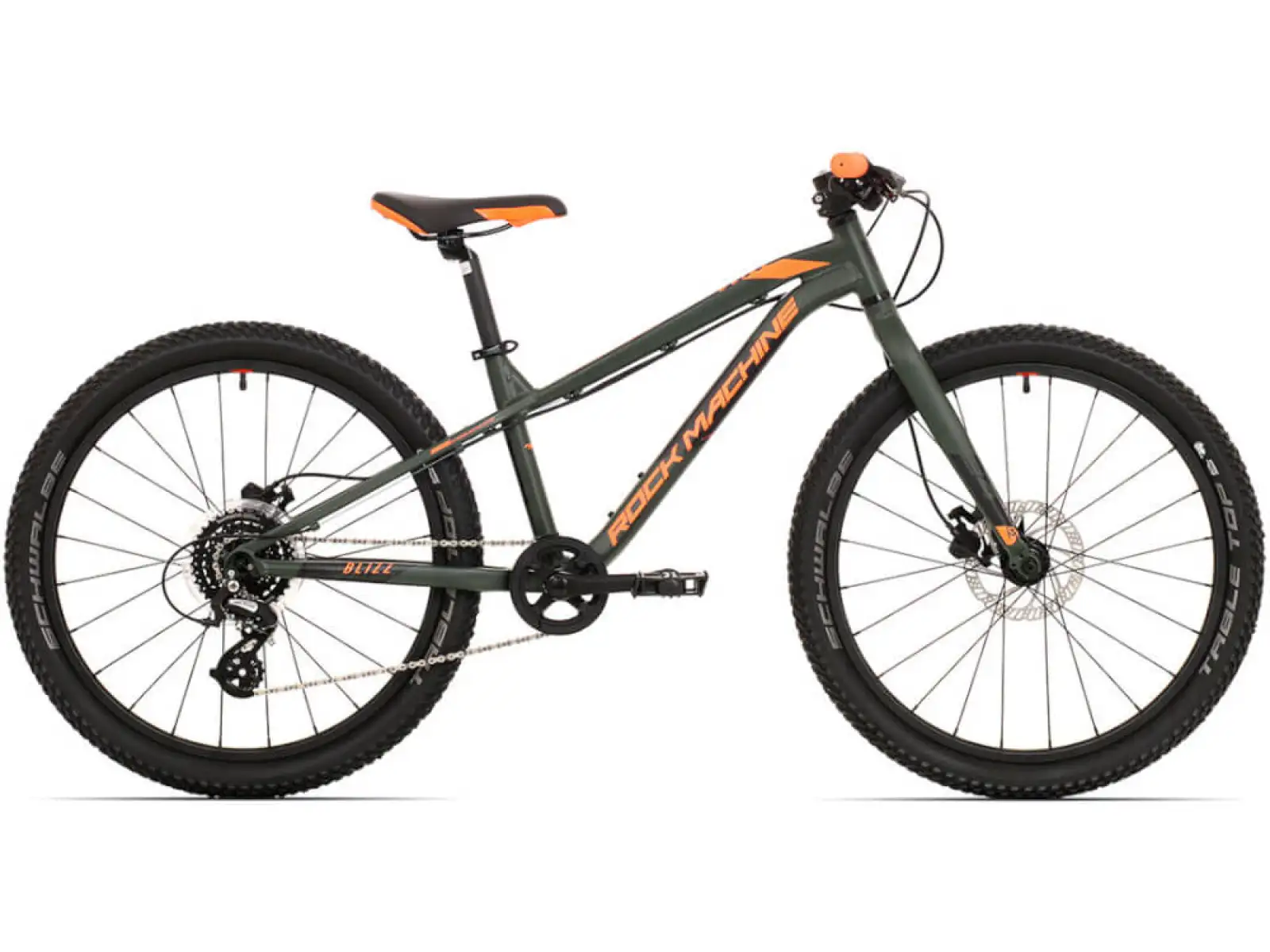 Rock Machine Blizz 24" HD Kinder-Mountainbike khaki/orange