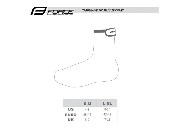 Force Lycra Thermo gefütterte Überschuhe schwarz