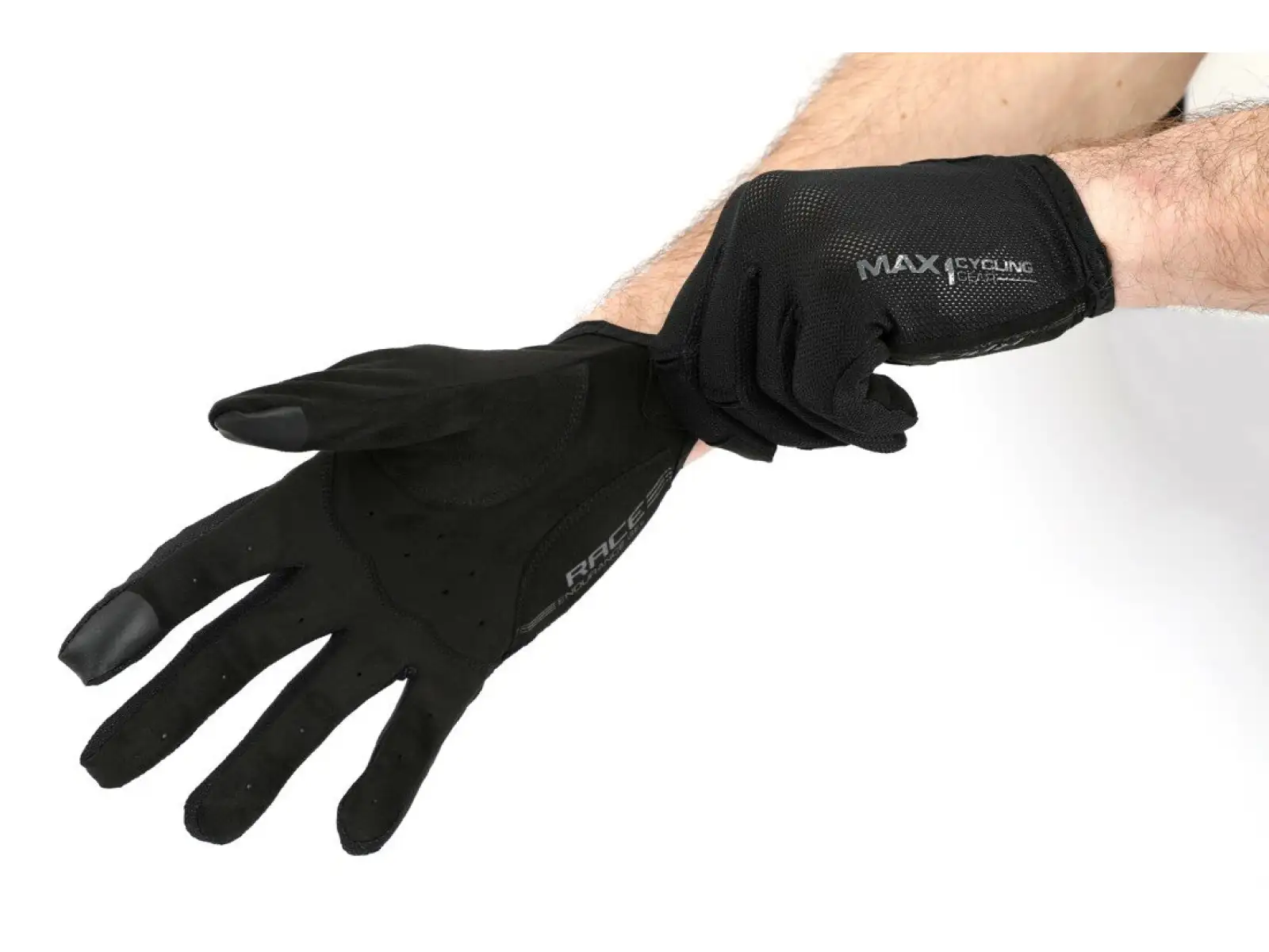 MAX1 Lange Handschuhe Schwarz