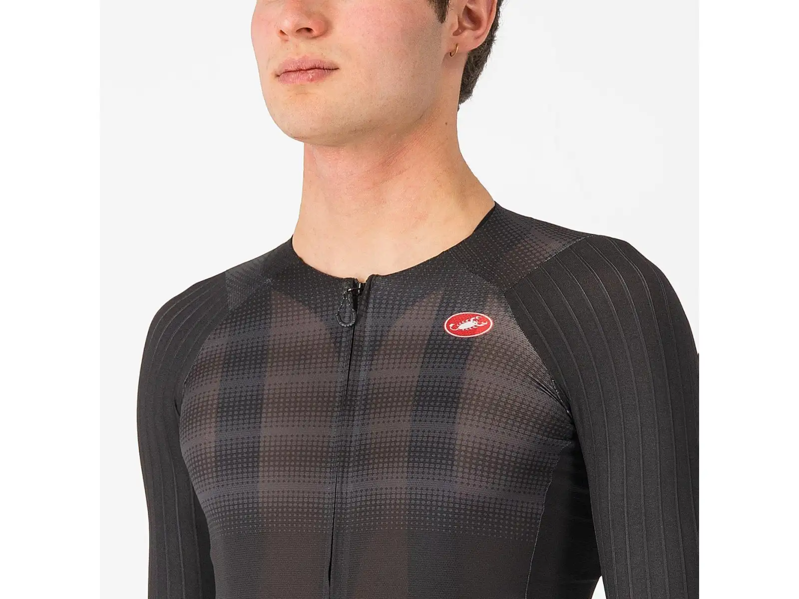 Castelli Aero Race 8S Herren-Trikot Kurzarm Black