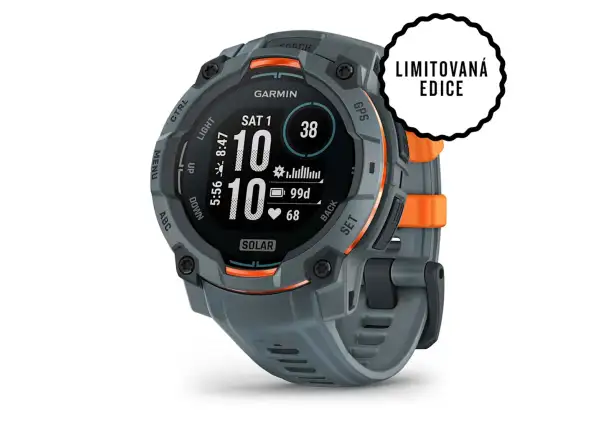 Garmin Instinct 3 Solar 45 mm Smartwatch Twilight/Twilight Armband