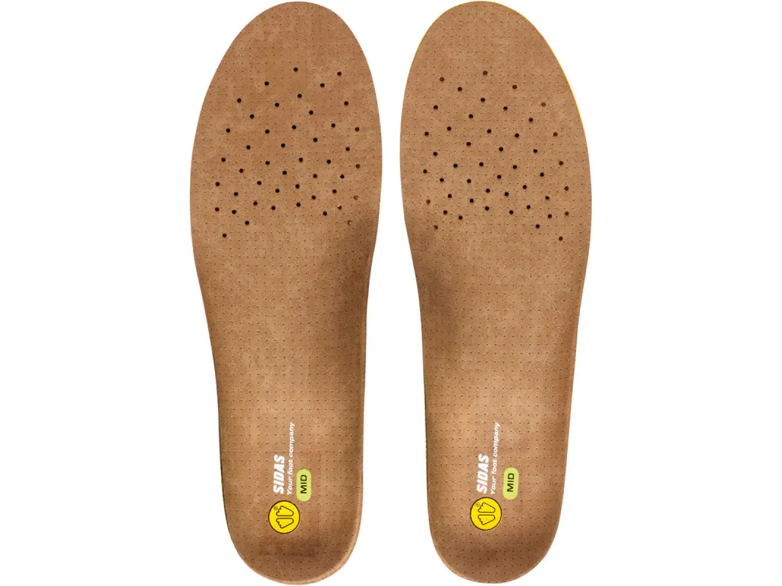 Sidas 3Feet Outdoor Mid  Einlegesohlen für mittlerem Fußgewölbe, 1 Paar