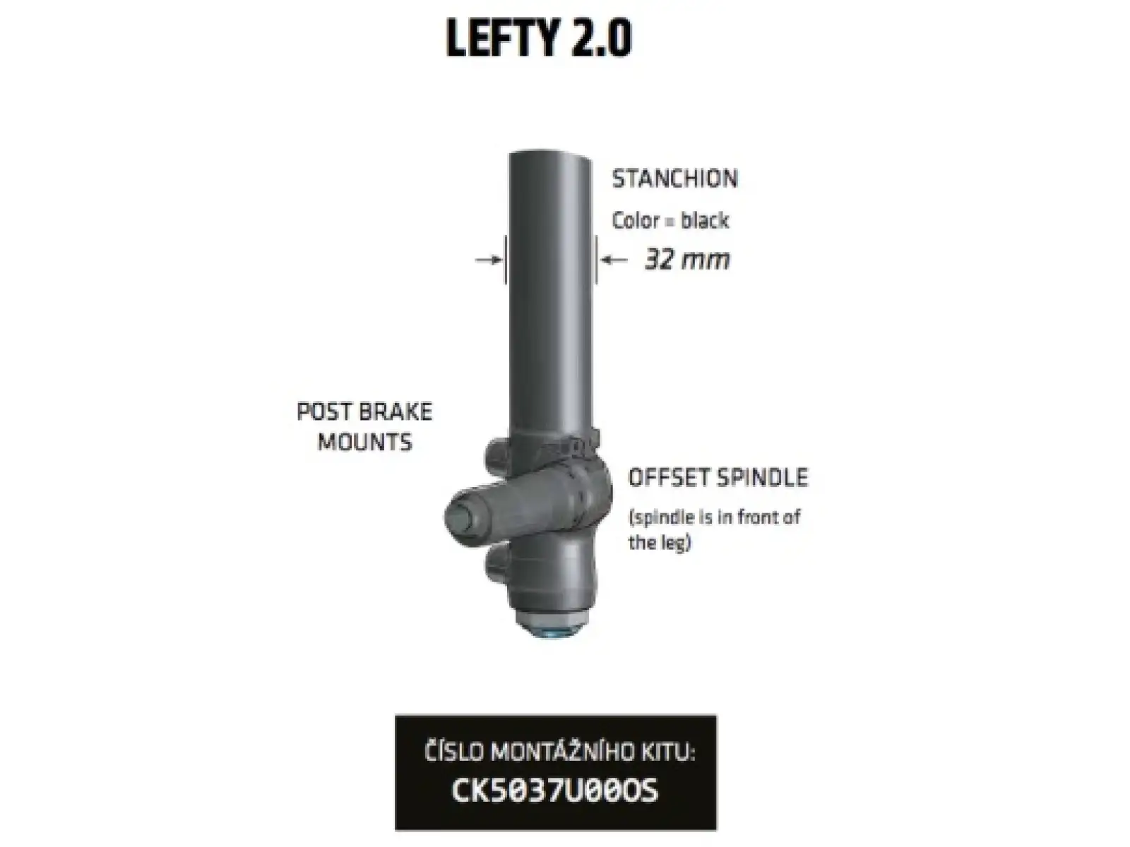 Cannondale 2Spring Air Upgrade-Kit für Lefty 2.0 32mm (CK5037U00OS)