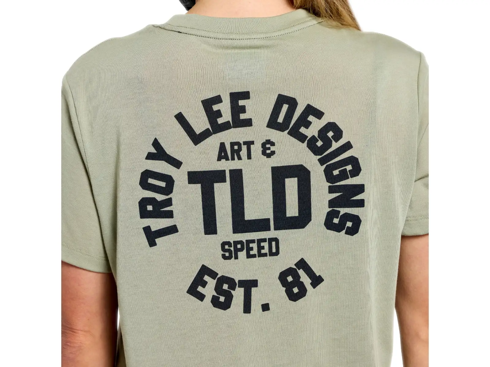Troy Lee Designs Lilium Ride Damen T-Shirt Kurzarm Stamps Sage
