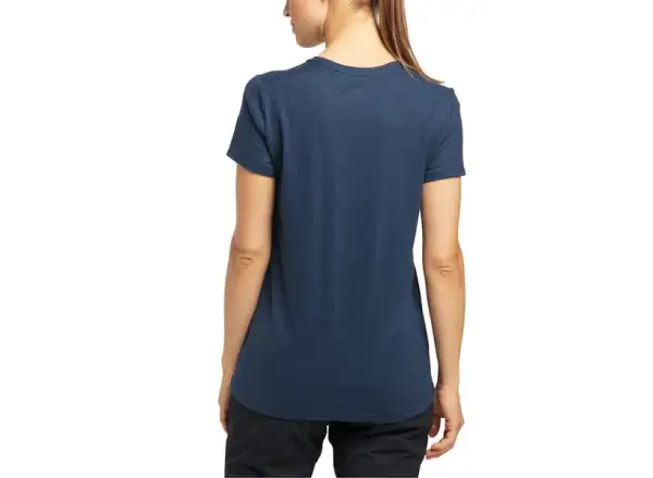 Haglöfs Trad Print W Damen T-Shirt Kurzarm Blau