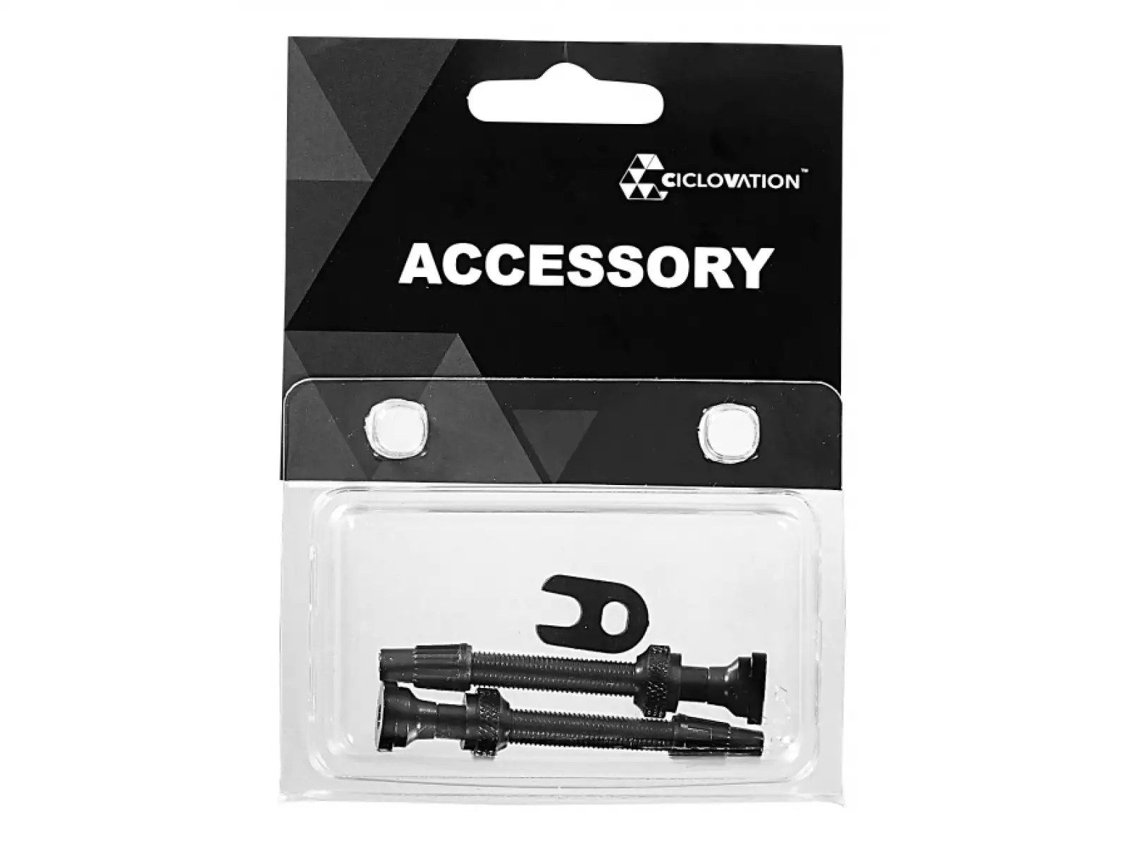 Ciclovation tubeless ventile 70 mm 2 Stück schwarz