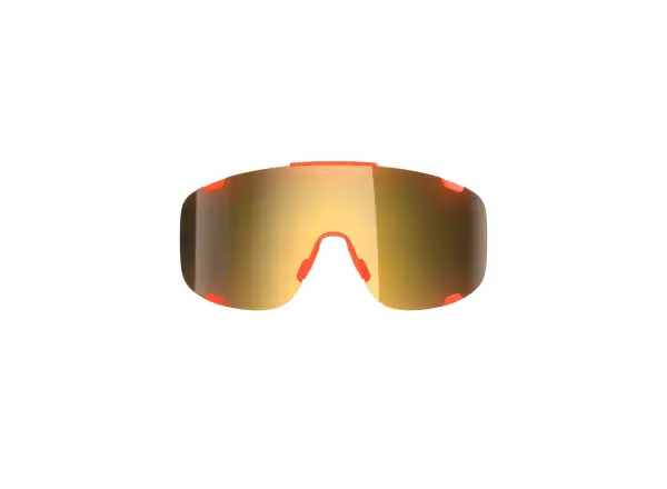 POC Devour + Sonnenbrille Fluorescent Orange Translucent/Clarity Road/Partly Sunny Gold