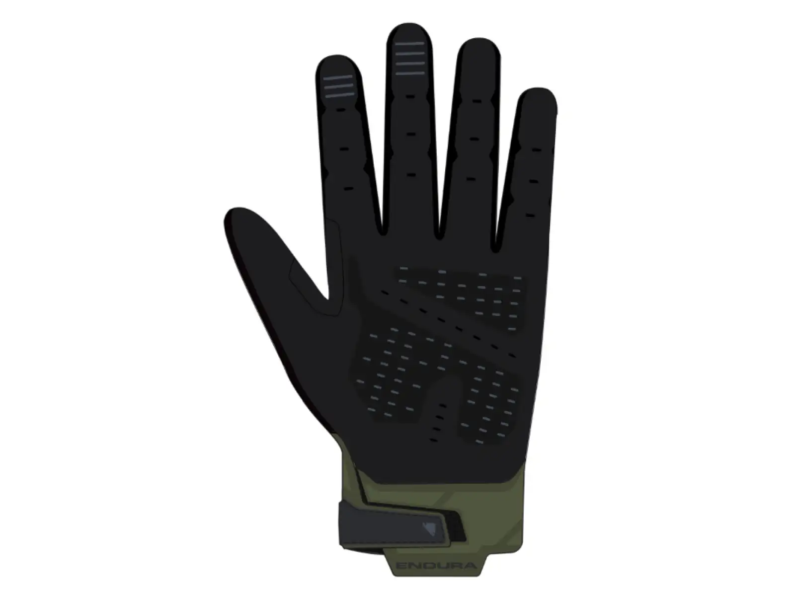 Endura Hummvee Gel Softshell-Fahrradhandschuhe grün