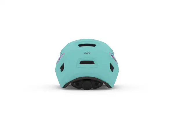 Giro Scamp II Kinderhelm Mat Teal/Pink Towers