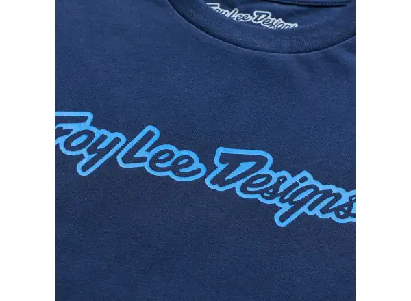 Troy Lee Designs Herren T-Shirt Navy/Aero Blue
