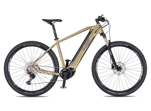 4Ever Esword Team M510 Mountain-E-Bike Sand/Metal Silver