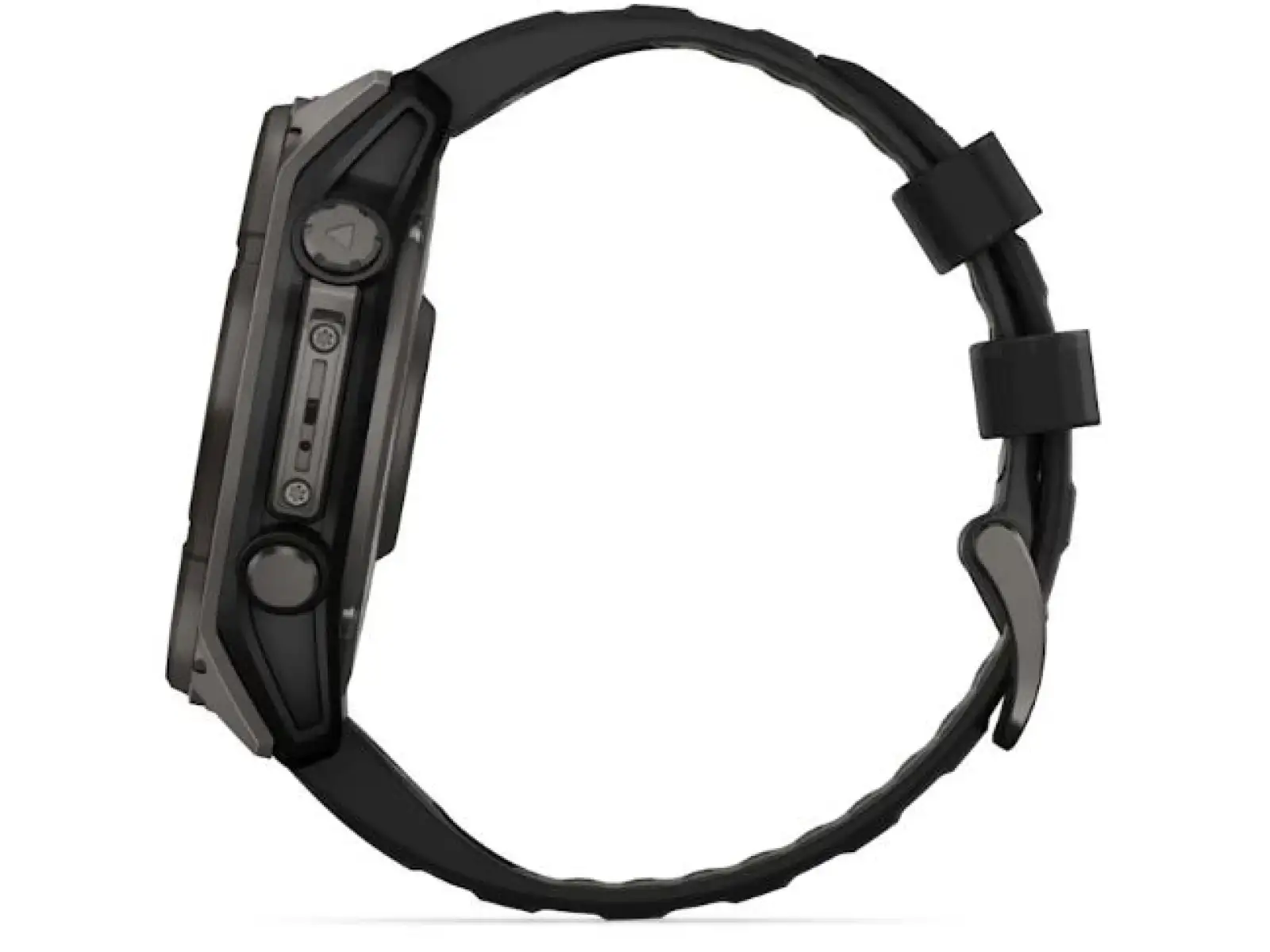 Garmin fenix 8 - 51 mm Solar Sapphire Smartwatch Carbon DLC Titanium Schwarz/ Kieselgrau