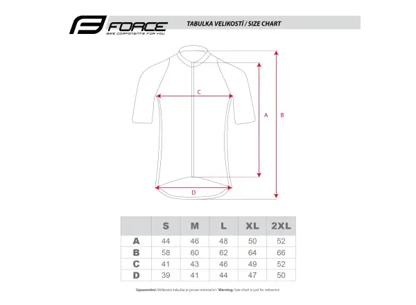 Force Mild Herren Trikot kurzärmlig orange