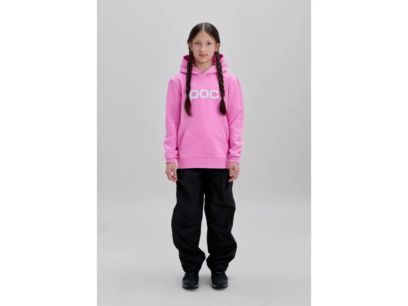POC Hood Jr Kinder-Kapuzenpullover Thulite Pink/Hydrogen White