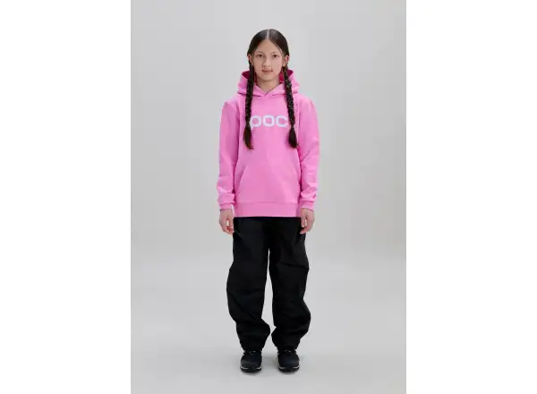 POC Hood Jr Kinder-Kapuzenpullover Thulite Pink/Hydrogen White