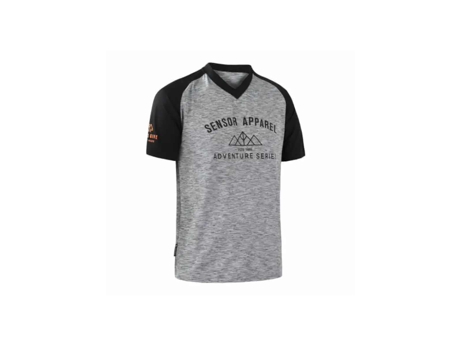 Sensor Charger Herren Trikot Kurzarm grau/schwarz