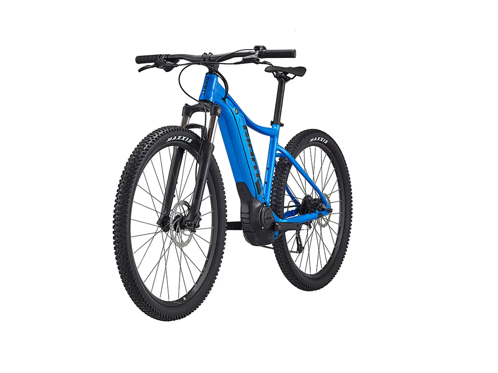 Giant Talon E+ 2 29 Mountain E-Bike in metallic blue.