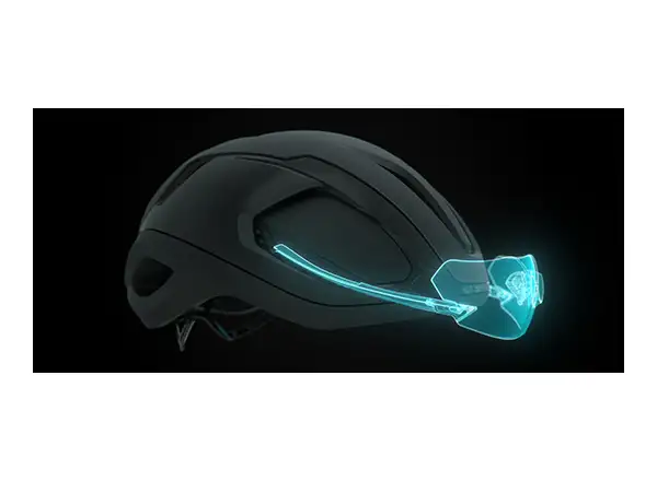 Lazer Vento KinetiCore Helm schwarz/silber