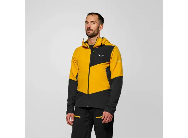 Salewa Ortles Fleece Pro Hooded Herren Fleecejacke mit Kapuze Gold