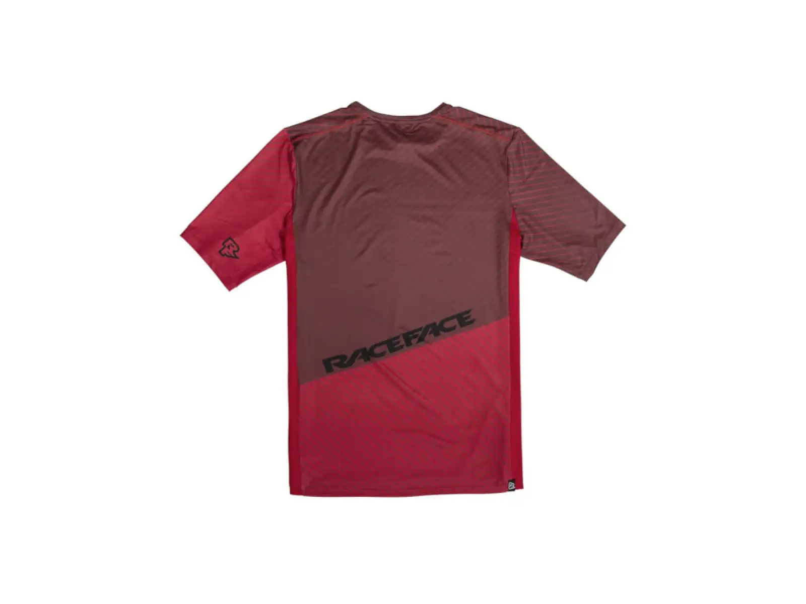 Race Face Indy Herren-Trikot kurzarm dunkelrot.