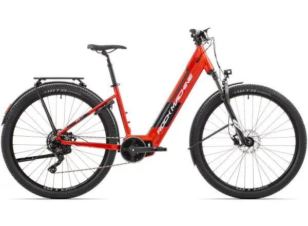 Rock Machine eStorm 90 Tour Mountain-E-Bike Gloss Metallic Orange/Silver