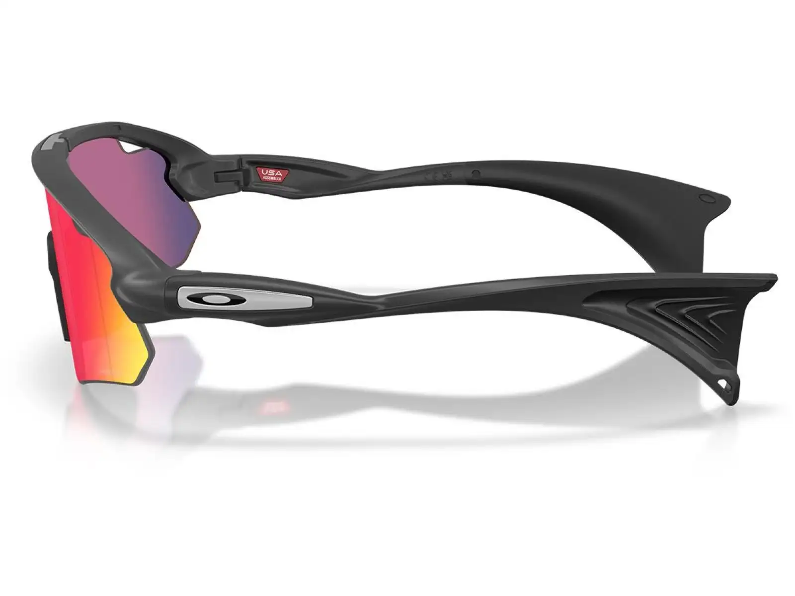 Oakley Stunt Devil A Sportbrille Matte Black/Prizm Road