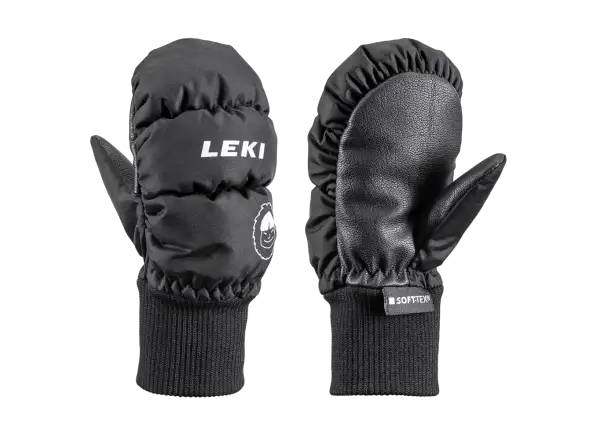 Leki Little Eskimo Mitt Short Kinder Skihandschuhe black