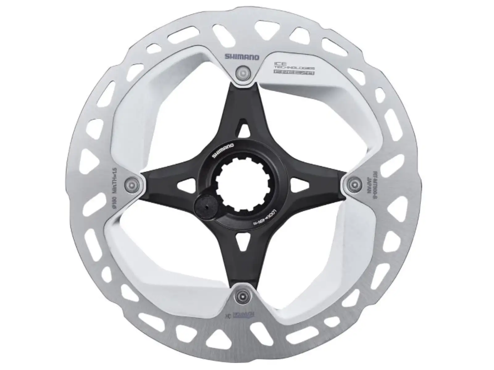 Shimano RT-MT800-LI CL Bremsscheibe 203 mm - Interne Verzahnung mit Magnet