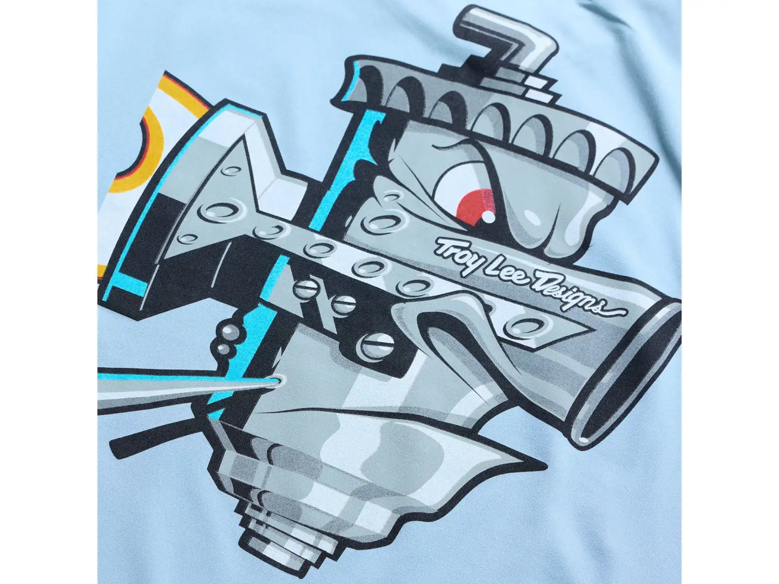 Troy Lee Designs Youth Ruckus Ride Kindertrikot Langarm Carbs Dawn Blue