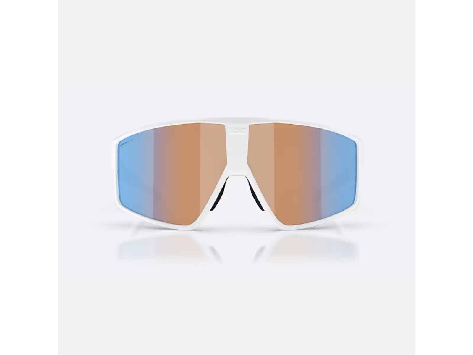 Bliz P002 Sonnenbrille Matte White/Nano Optics Nordic Light Coral/Orange Blue Mult
