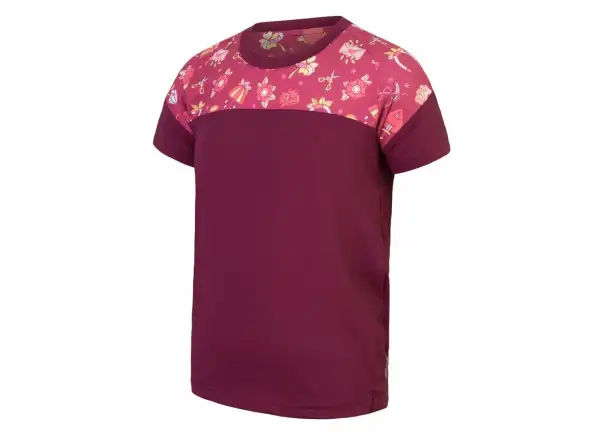 Sensor Cyklo Helium Kindertrikot Kurzarm Lilla/Girls Tattoo
