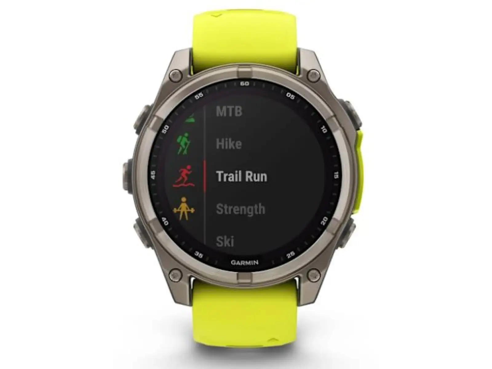 Garmin fenix 8 - 51 mm Solar Sapphire Smartwatch Titanium Yellow/Graphite