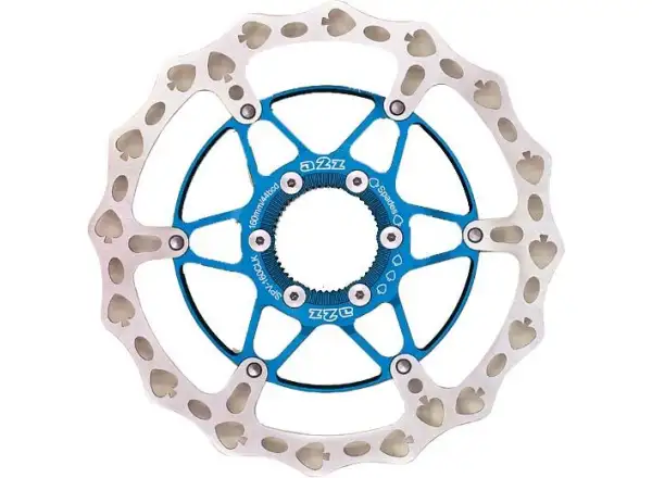 A2Z TY-SPV Centerlock Bremsscheibe 160 mm Blau