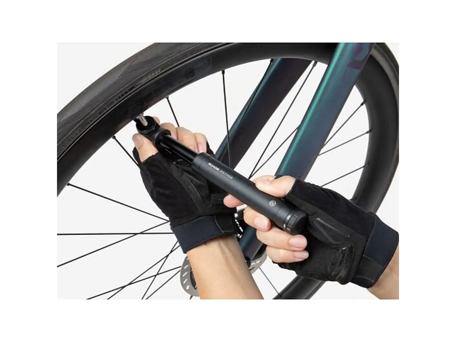 Topeak Roadie 2Stage Mini-Pumpe Schwarz