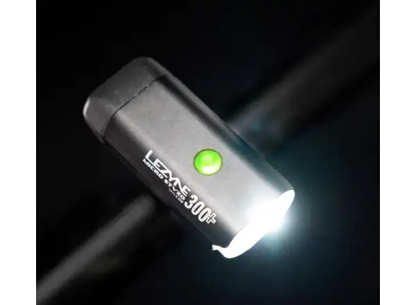 Lezyne Micro StVZO 300+ Frontscheinwerfer Satin schwarz