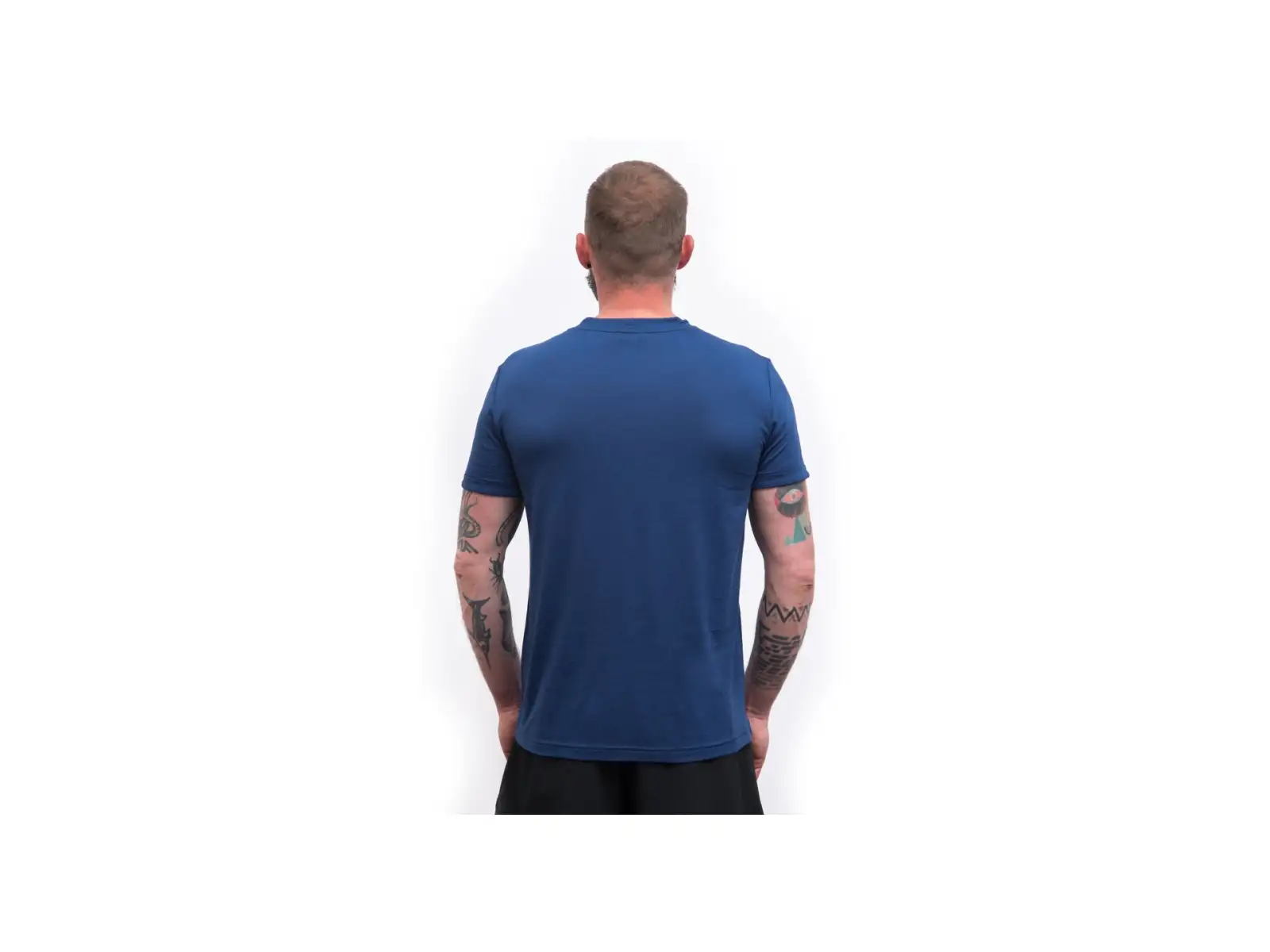 Sensor Merino Air Traveller Herren T-Shirt Kurzarm blau