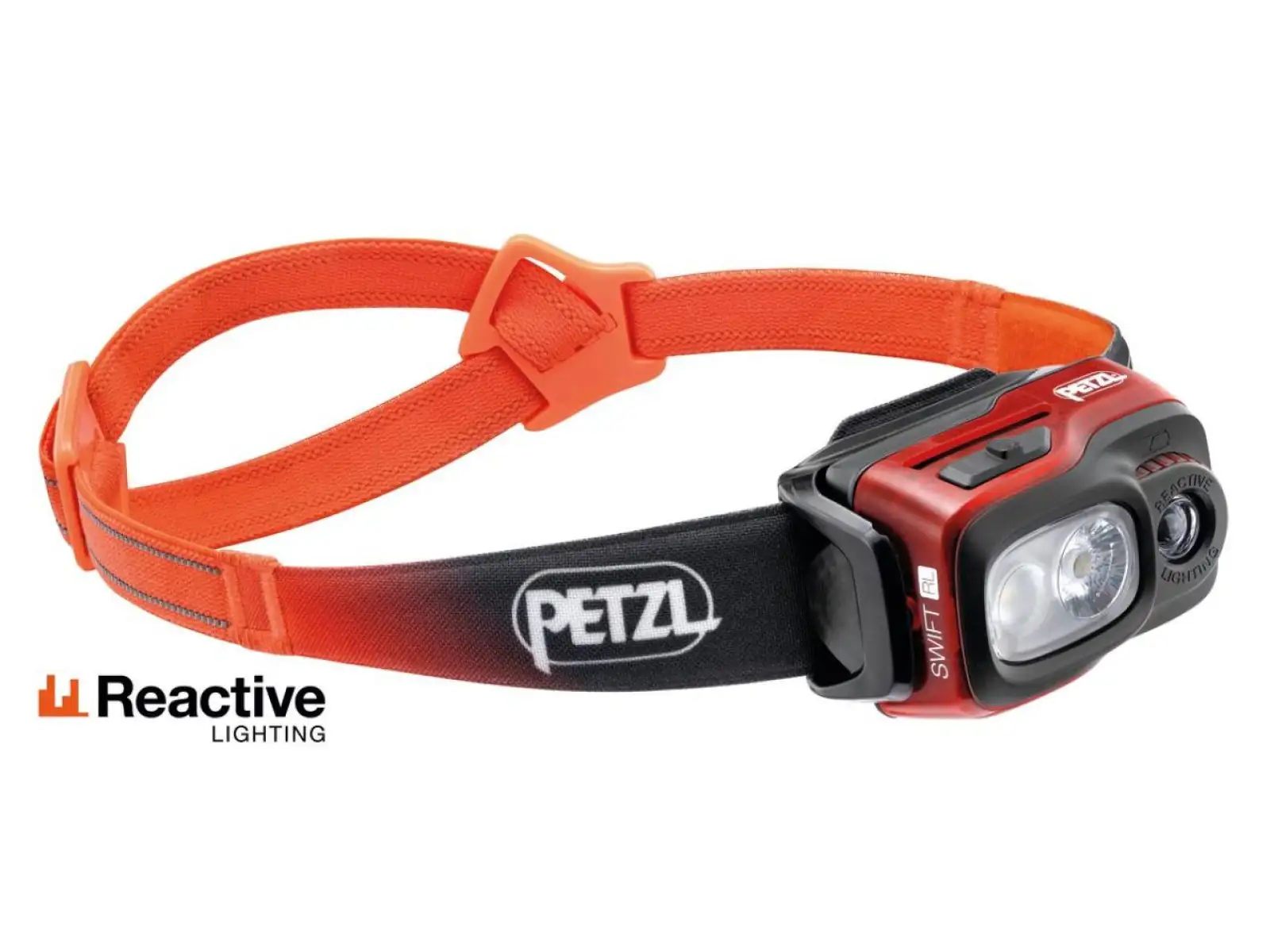 Petzl Swift RL 2023 wiederaufladbare Stirnlampe Orange