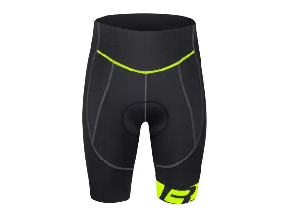 Force B30 Shorts mit hoher Taille mit Polsterung Schwarz/Fluo