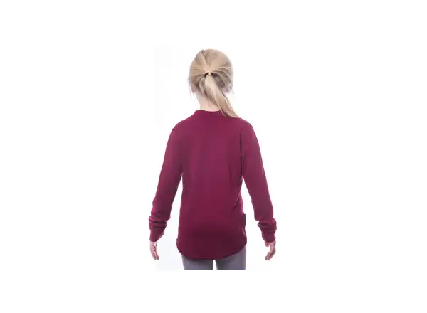 Sensor Merino DF Territory Kindertrikot Langarm lilla