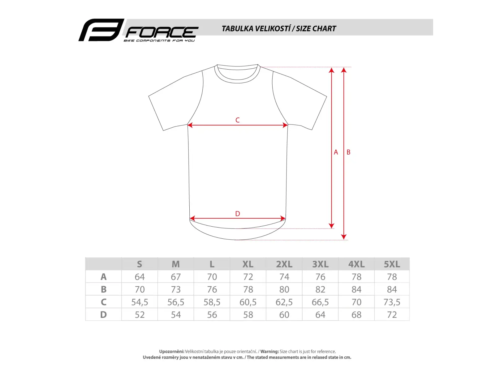Force MTB Rules Herrentrikot Kurzarm orange